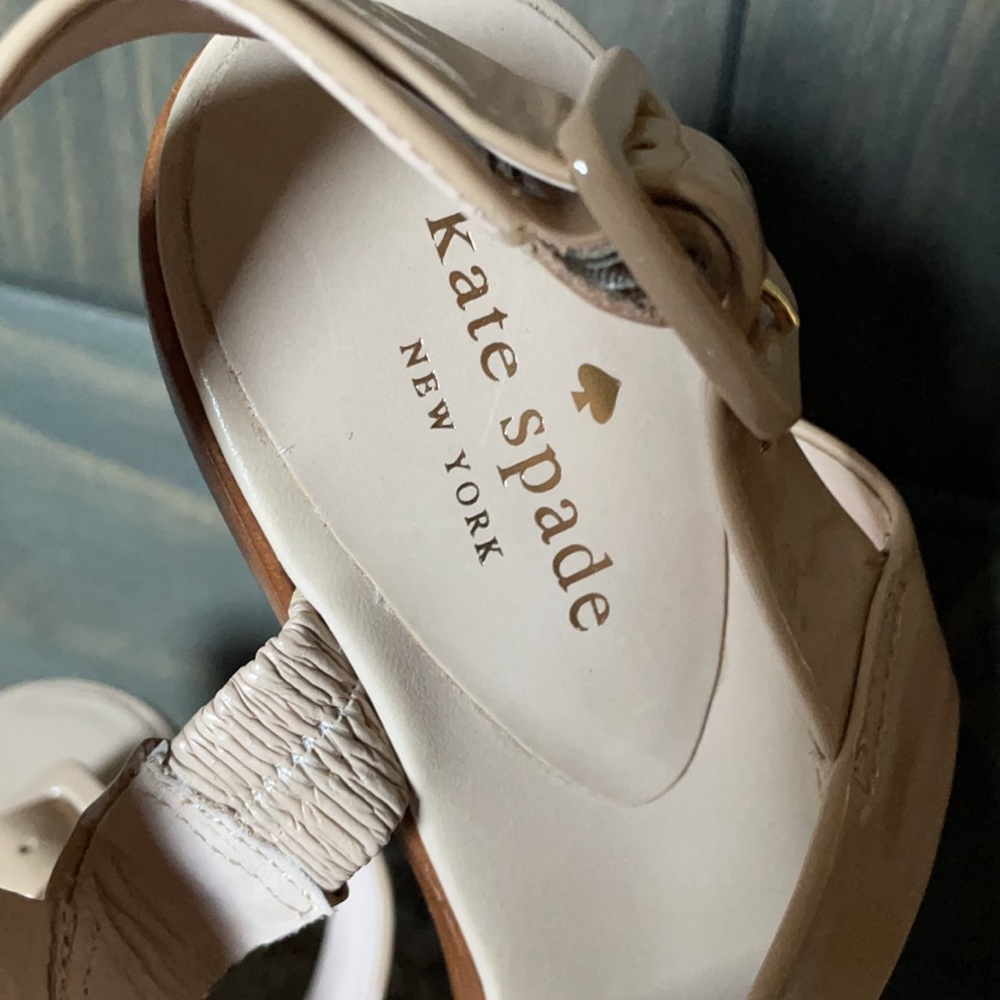 Kate Spade Tan Patton Heels - Picture 2 of 7
